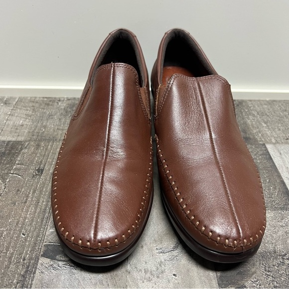 SAS Shoes Womens 10M Dream Loafer Leather Slip On Brown‎ Comfort Pillow Soft - Picture 2 of 8